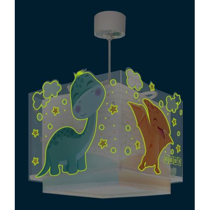 Dalber 63452 - Детская люстра BABY DINOS 1xE27/15W/230V разноцветная