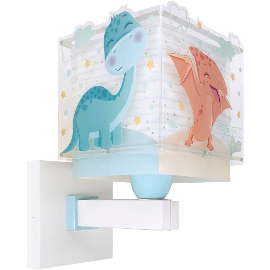 Dalber 63459 - Детский настенный светильник BABY DINOS 1xE27/15W/230V разноцветный