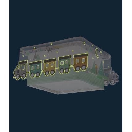 Dalber 63536 - Детский потолочный светильник TRAIN 2xE27/60W/230V