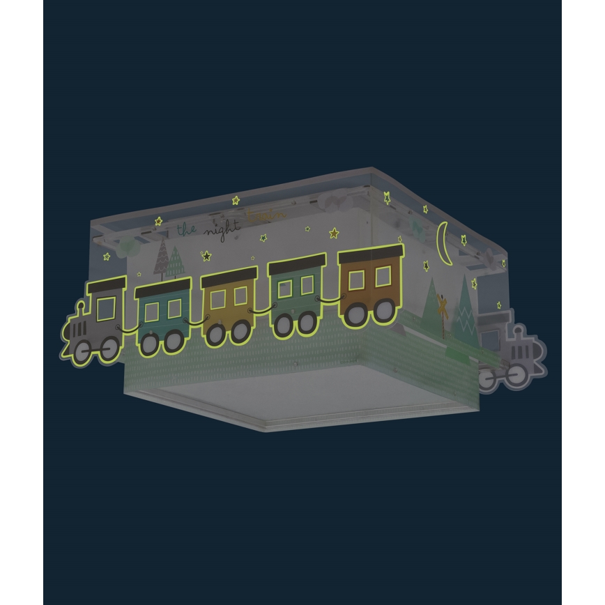 Dalber 63536 - Дитячий стельовий світильник TRAIN 2xE27/60W/230V