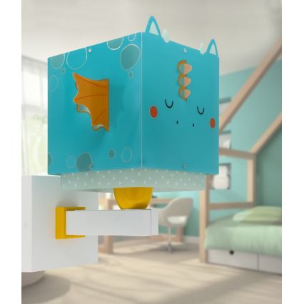 Dalber 64389 - Дитячий настінний світильник LITTLE DRAGON 1xE27/15W/230V