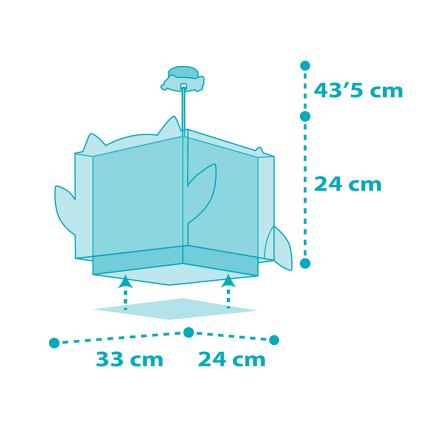 Dalber 64392 - Детская люстра LITTLE OWL 1xE27/60W/230V