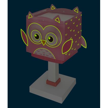 Dalber 64481N - LED дитячий нічник LITTLE OWL 1xG4/4W/230V рожевий