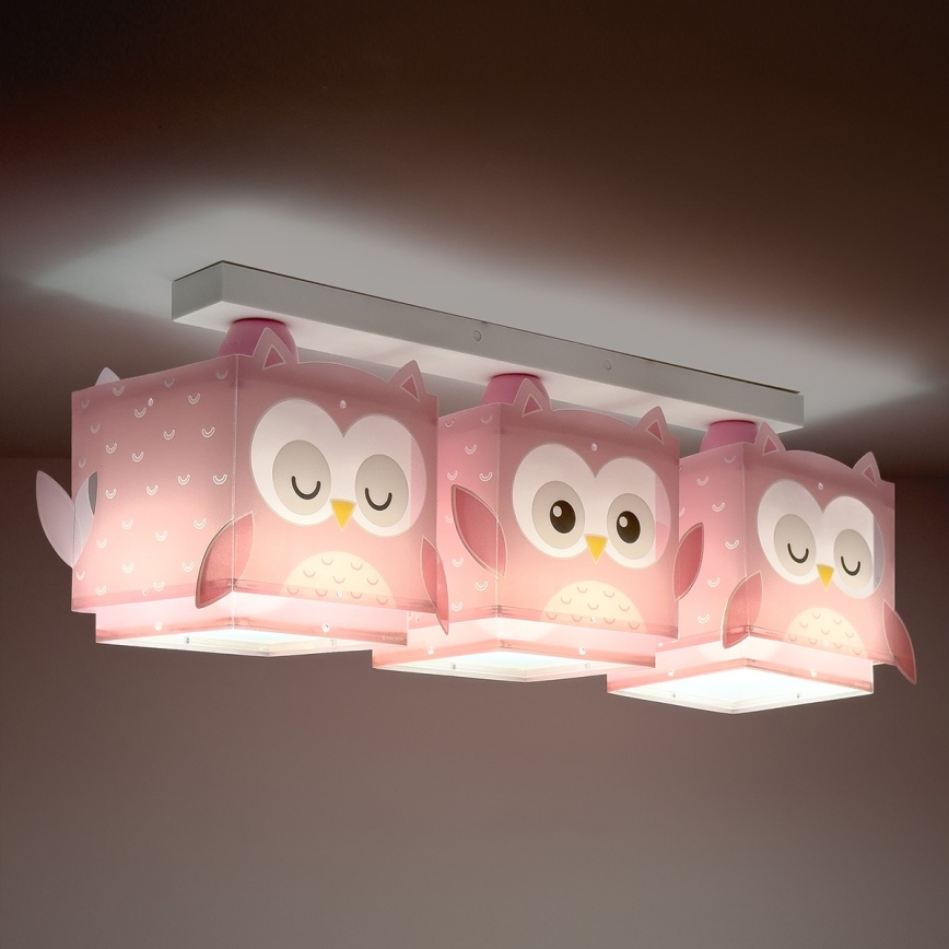 Dalber 64483 - Детский потолочный светильник LITTLE FRIENDS 3xE27/15W/230V