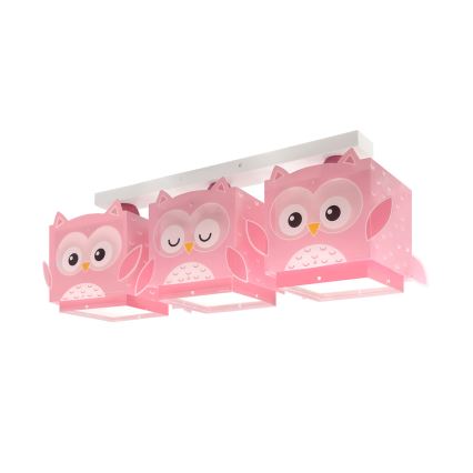 Dalber 64483 - Детский потолочный светильник LITTLE FRIENDS 3xE27/15W/230V
