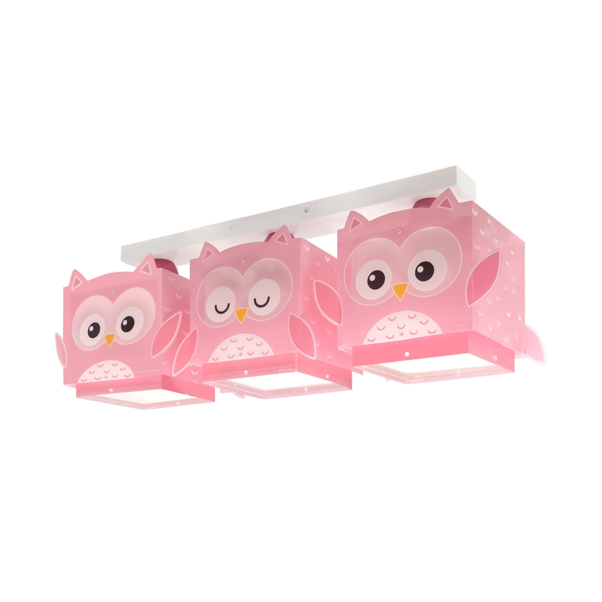 Dalber 64483 - Детский потолочный светильник LITTLE FRIENDS 3xE27/15W/230V