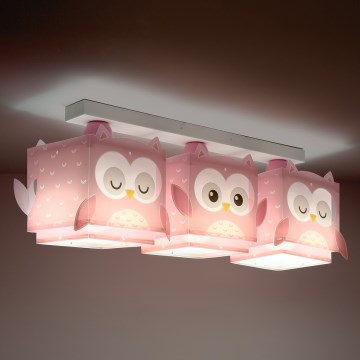 Dalber 64483 - Дитячий стельовий світильник LITTLE FRIENDS 3xE27/15W/230V