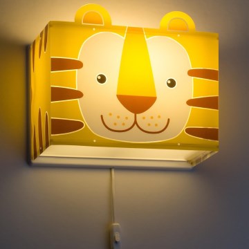 Dalber 64568 - Детский настенный светильник LITTLE TIGER 1xE27/60W/230V
