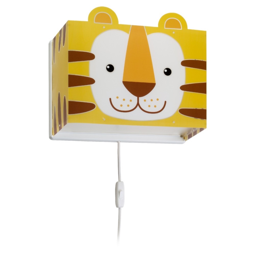Dalber 64568 - Детский настенный светильник LITTLE TIGER 1xE27/60W/230V