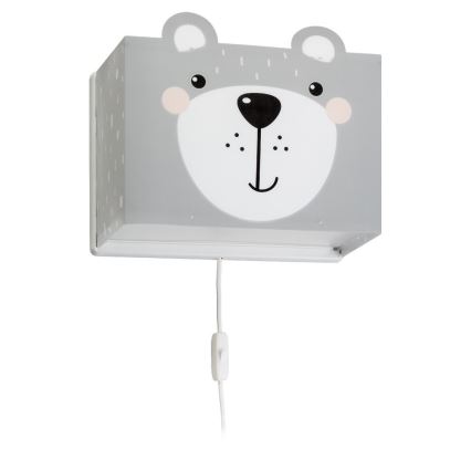 Dalber 64578 - Детский настенный светильник LITTLE TEDDY 1xE27/60W/230V