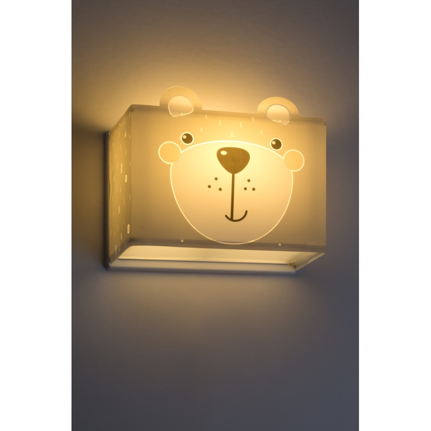 Dalber 64578 - Детский настенный светильник LITTLE TEDDY 1xE27/60W/230V