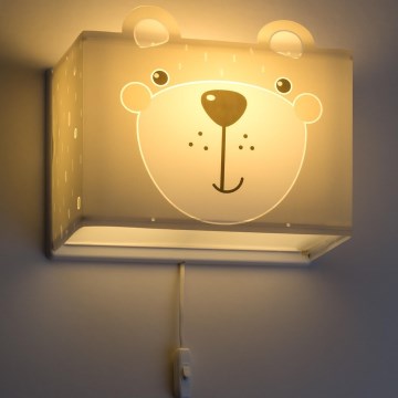Dalber 64578 - Дитячий настінний світильник LITTLE TEDDY 1xE27/60W/230V