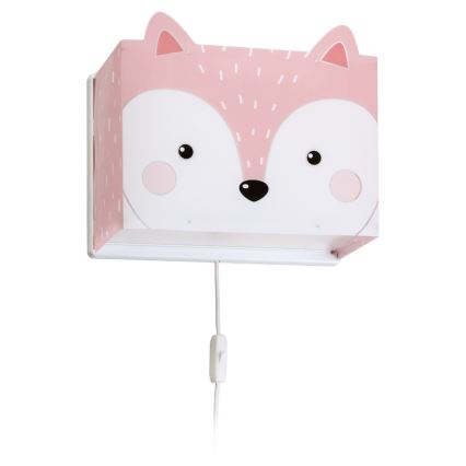 Dalber 64588 - Детский настенный светильник LITTLE FOX 1xE27/60W/230V
