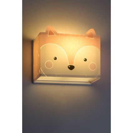 Dalber 64588 - Детский настенный светильник LITTLE FOX 1xE27/60W/230V