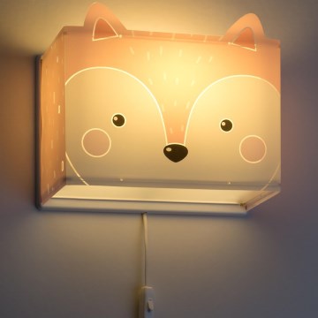 Dalber 64588 - Дитяче настінне освітлення LITTLE FOX 1xE27/60W/230V