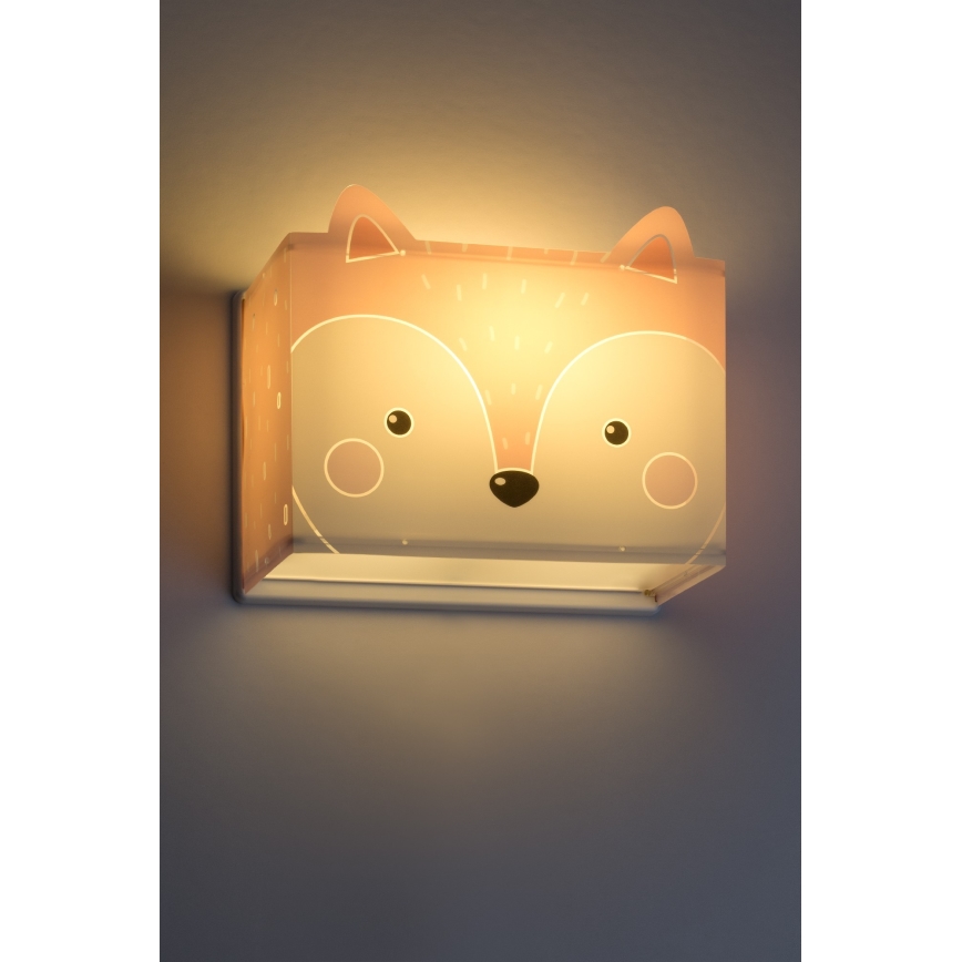 Dalber 64588 - Дитяче настінне освітлення LITTLE FOX 1xE27/60W/230V