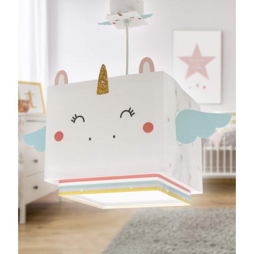 Dalber 64592 - Детская люстра LITTLE UNICORN 1xE27/15W/230V