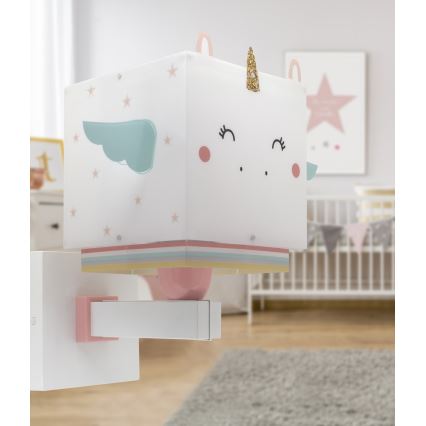 Dalber 64599 - Детский настенный светильник LITTLE UNICORN 1xE27/15W/230V