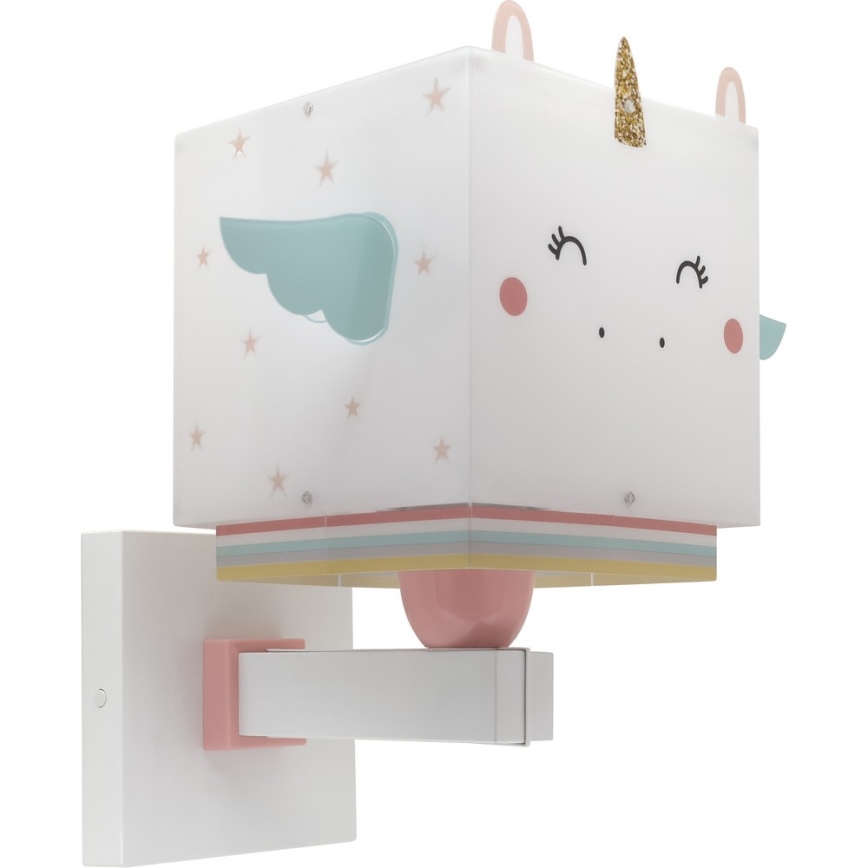 Dalber 64599 - Детский настенный светильник LITTLE UNICORN 1xE27/15W/230V