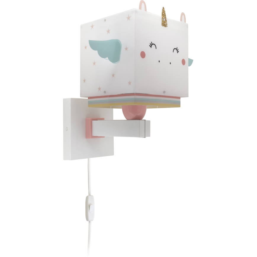 Dalber 64599 - Детский настенный светильник LITTLE UNICORN 1xE27/15W/230V