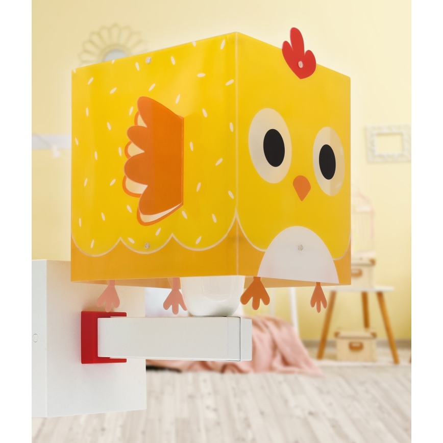 Dalber 64649 - Детский настенный светильник LITTLE CHICKEN 1xE27/15W/230V