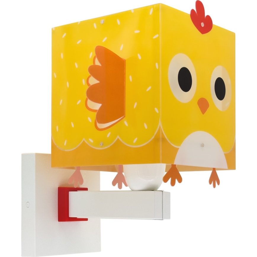Dalber 64649 - Детский настенный светильник LITTLE CHICKEN 1xE27/15W/230V