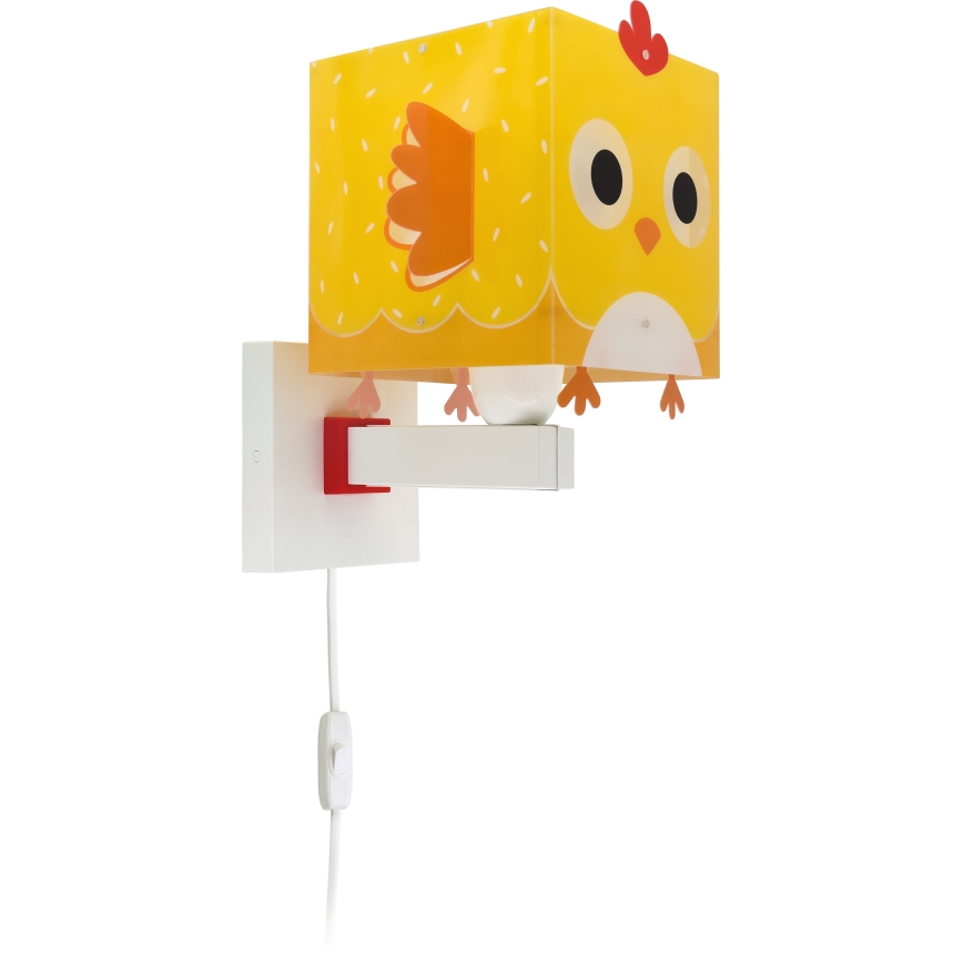 Dalber 64649 - Детский настенный светильник LITTLE CHICKEN 1xE27/15W/230V