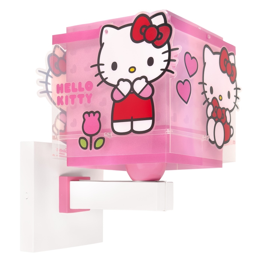 Dalber 73269 - Детский настенный светильник HELLO KITTY 1xE27/15W/230V розовый