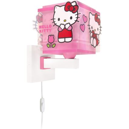 Dalber 73269 - Детский настенный светильник HELLO KITTY 1xE27/15W/230V розовый