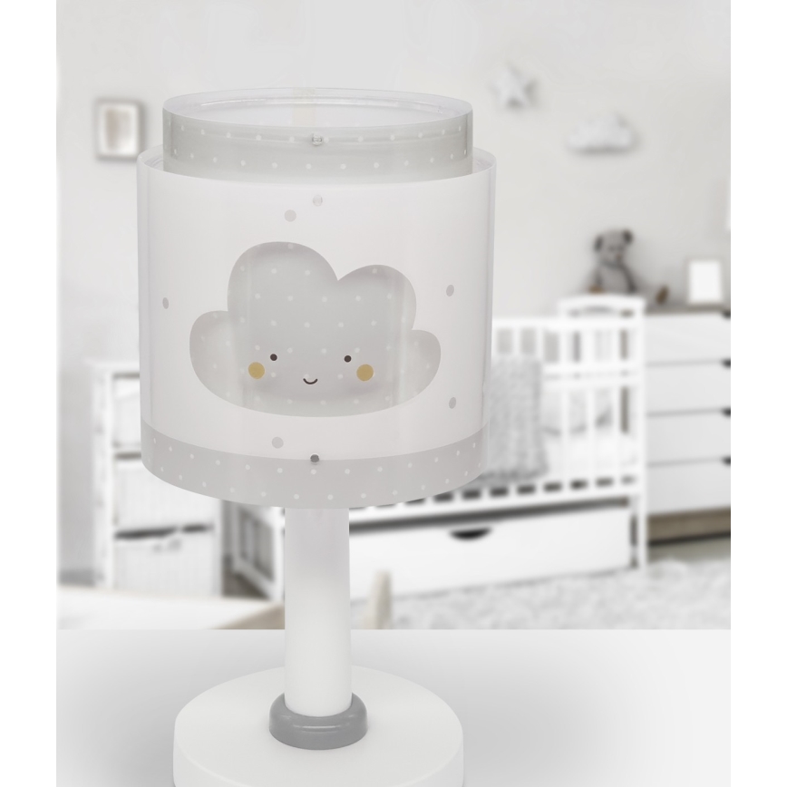 Dalber 76011E - Дитячий нічник BABY DREAMS 1xE14/8W/230V сірий