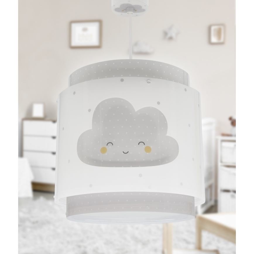 Dalber 76012E - Детская люстра BABY DREAMS 1xE27/15W/230V серый