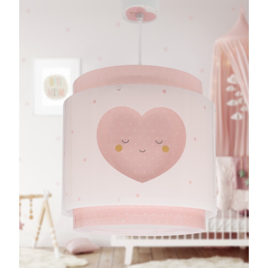 Dalber 76012S - Детская люстра BABY DREAMS 1xE27/15W/230V розовый