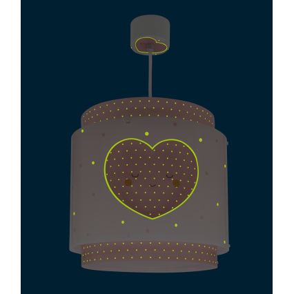 Dalber 76012S - Дитяча люстра BABY DREAMS 1xE27/15W/230V рожевий