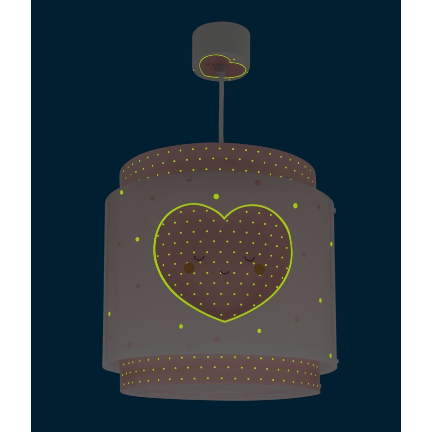 Dalber 76012S - Дитяча люстра BABY DREAMS 1xE27/15W/230V рожевий