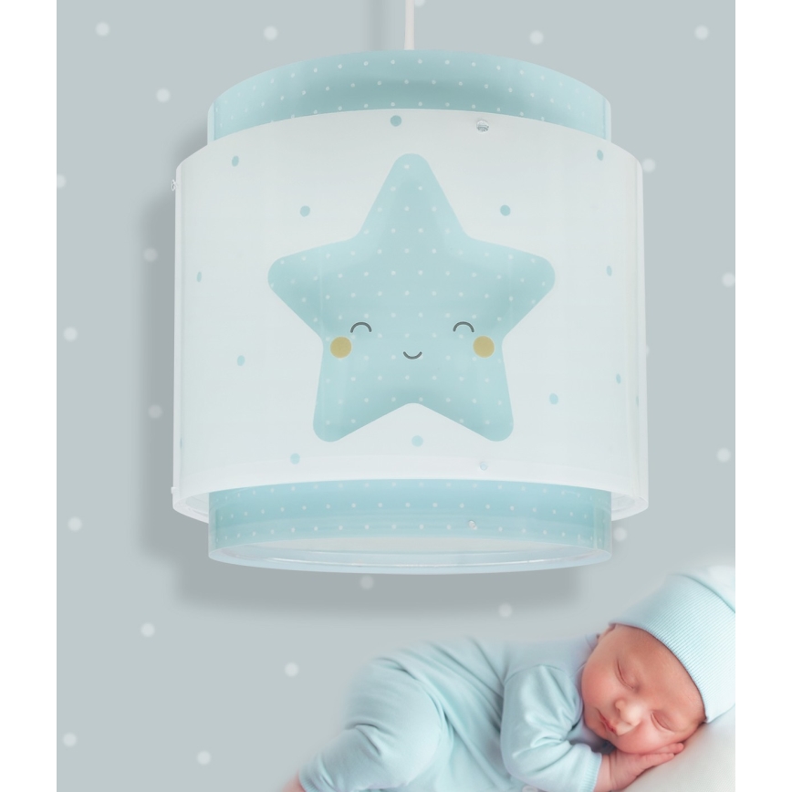 Dalber 76012T - Дитяча люстра BABY DREAMS 1xE27/15W/230V синій