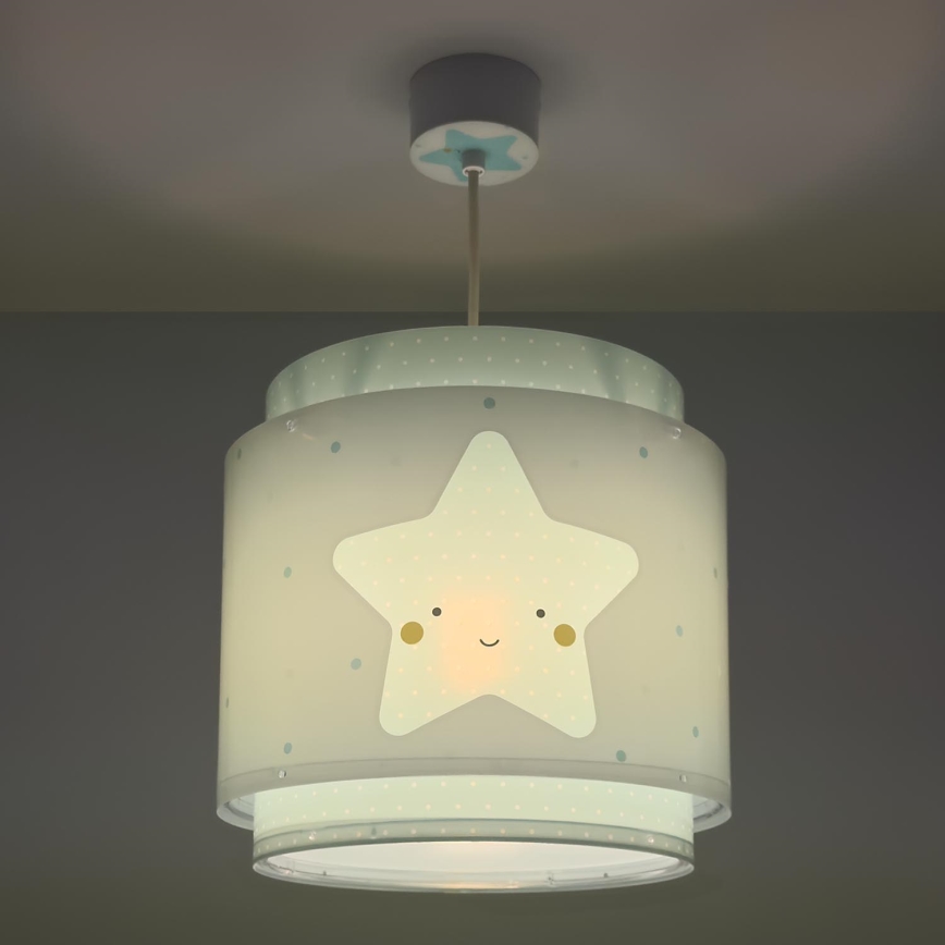 Dalber 76012T - Дитяча люстра BABY DREAMS 1xE27/15W/230V синій