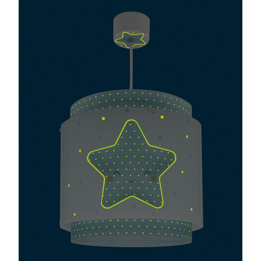 Dalber 76012T - Дитяча люстра BABY DREAMS 1xE27/15W/230V синій