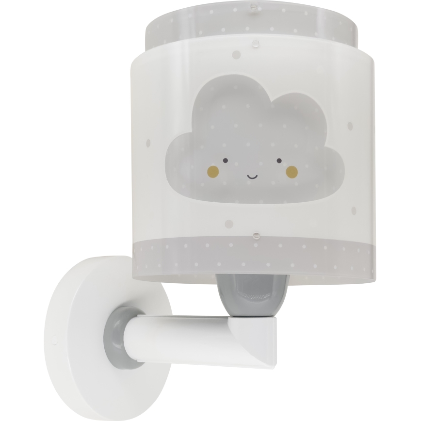Dalber 76019E - Дитячий настінний світильник BABY DREAMS 1xE27/15W/230V сірий