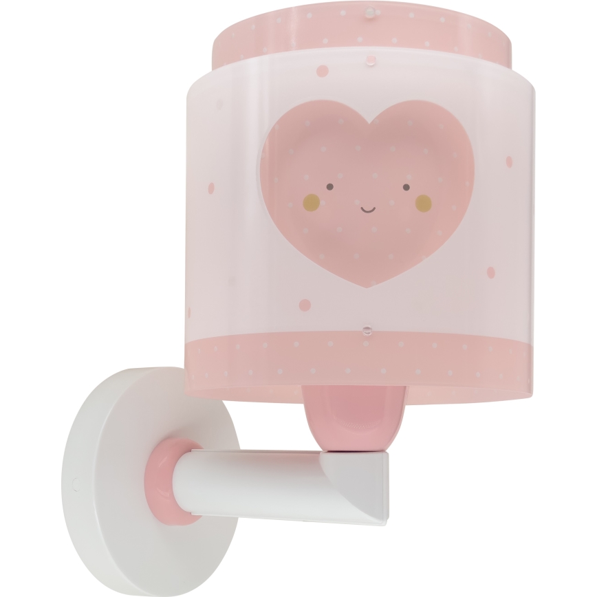 Dalber 76019S - Дитячий настінний світильник BABY DREAMS 1xE27/15W/230V рожевий
