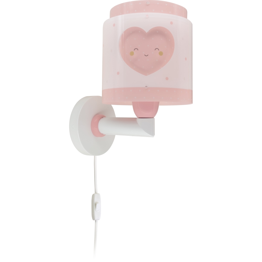 Dalber 76019S - Дитячий настінний світильник BABY DREAMS 1xE27/15W/230V рожевий