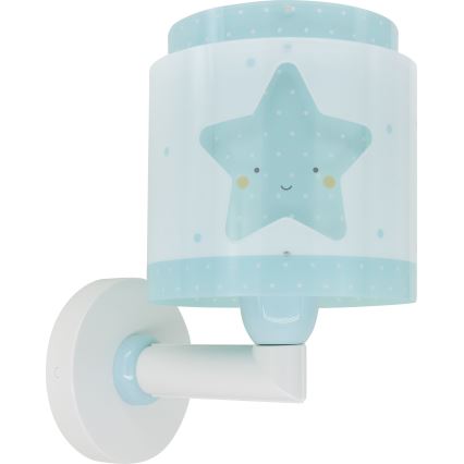 Dalber 76019T - Дитячий настінний світильник BABY DREAMS 1xE27/15W/230V синій
