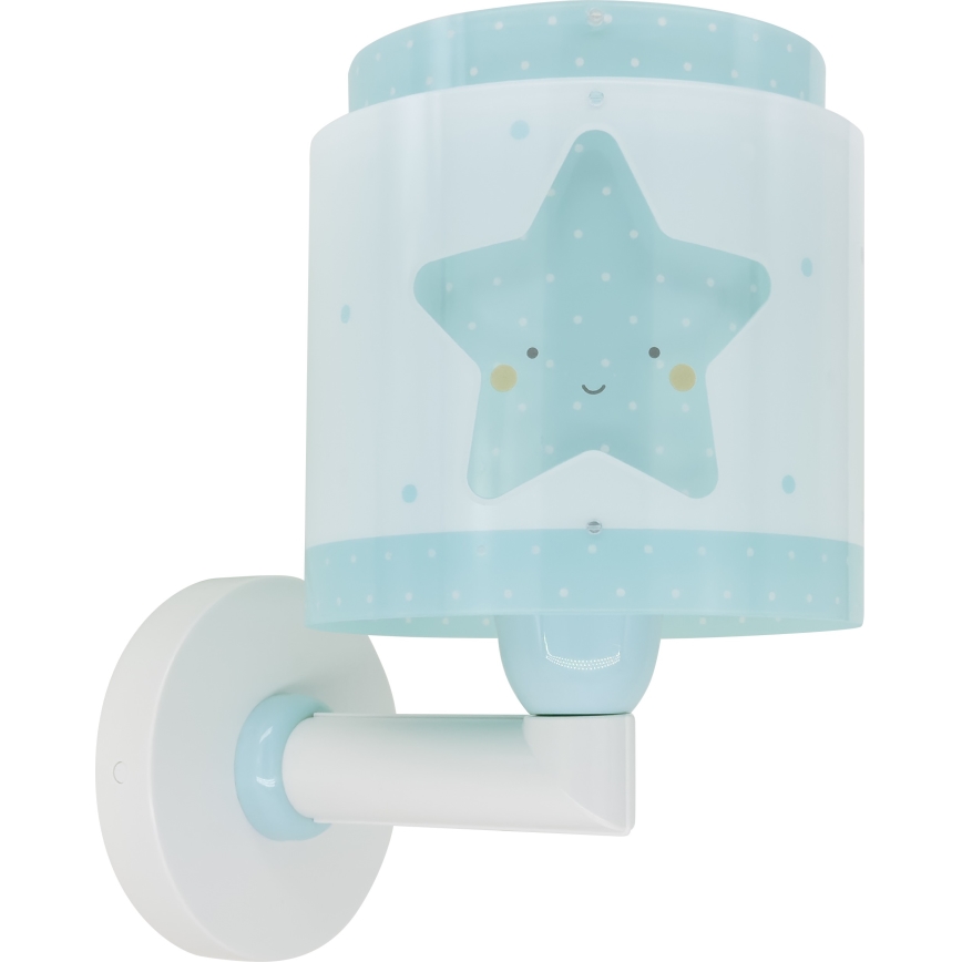 Dalber 76019T - Дитячий настінний світильник BABY DREAMS 1xE27/15W/230V синій