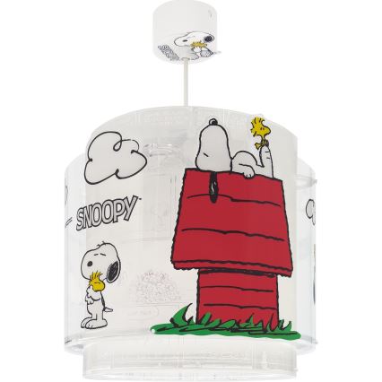 Dalber 76302 - Детская люстра SNOOPY 1xE27/15W/230V белая/красная