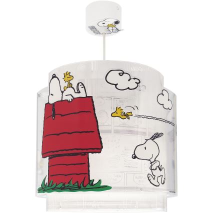 Dalber 76302 - Детская люстра SNOOPY 1xE27/15W/230V белая/красная