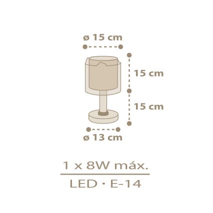Dalber 76871 - Дитячий нічник BABY CHICK 1xE14/8W/230V
