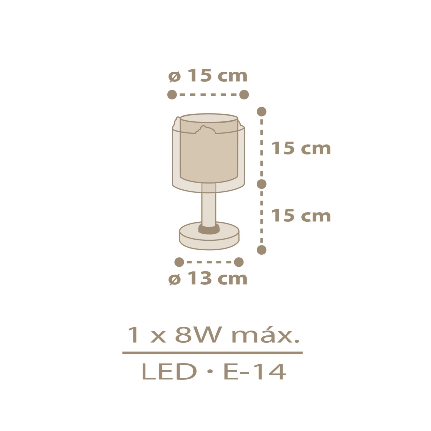 Dalber 76871 - Дитячий нічник BABY CHICK 1xE14/8W/230V