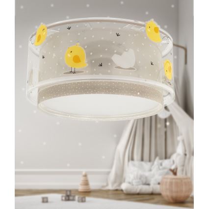 Dalber 76876 - Детский потолочный светильник BABY CHICK 2xE27/15W/230V