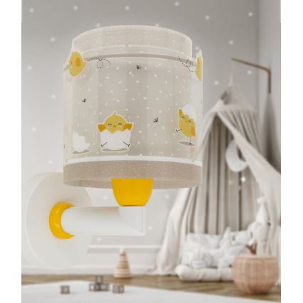 Dalber 76879 - Детский настенный светильник BABY CHICK 1xE27/15W/230V