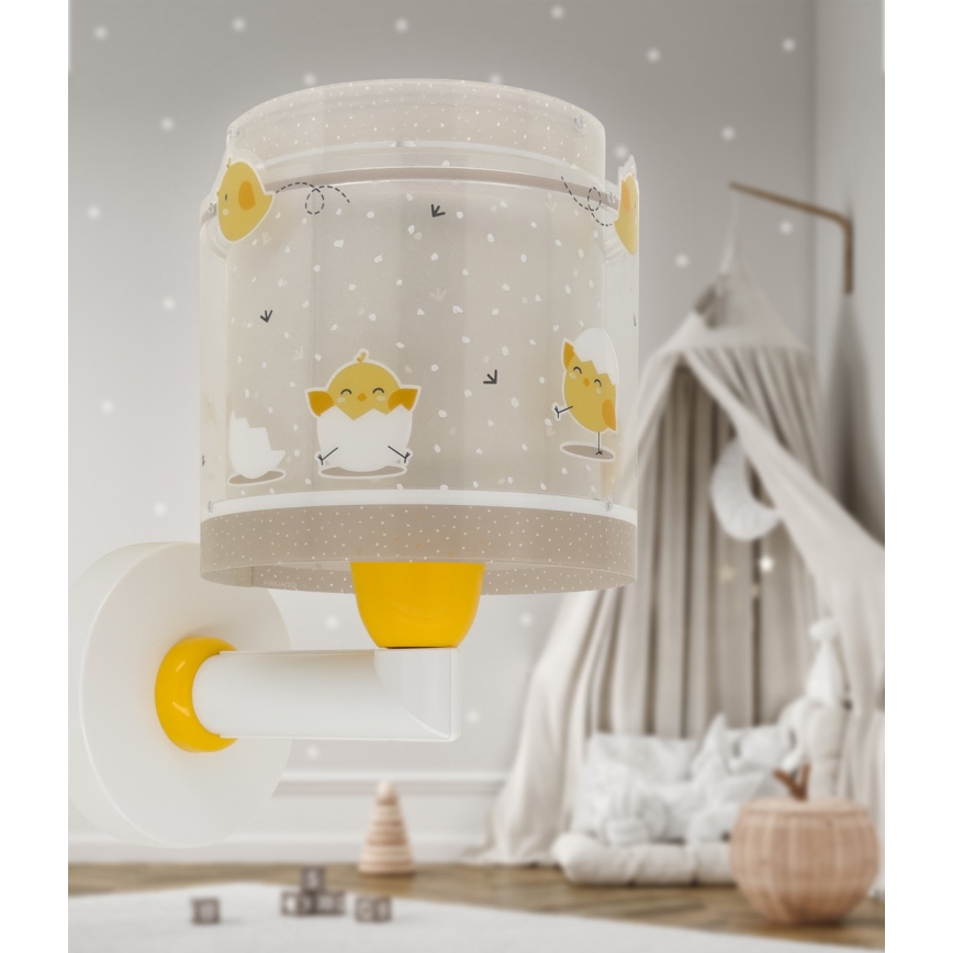 Dalber 76879 - Детский настенный светильник BABY CHICK 1xE27/15W/230V