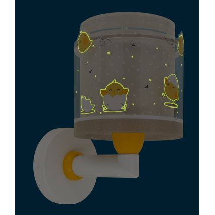 Dalber 76879 - Детский настенный светильник BABY CHICK 1xE27/15W/230V